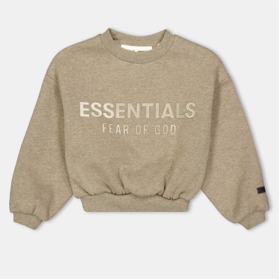 детска,блуза,детски,3/4,панталони,fear,of,god,essentials,unisex,kids,relaxed,fit,crew,sweatshirt,homestd,heather