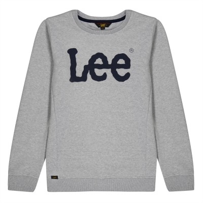 lee,lee,jeans,wobbly,crew,sweater,junior,boys,vntg,grey,hthr
