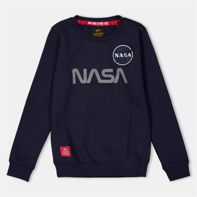 блуза,детски,облекла,alpha,industries,nasa,ref,crew,neck,sweater,rep,blue,07