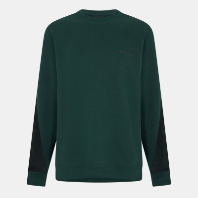 блуза,облекла,на,разпродажба,мъжки,ежедневни,облекла,мъжки,горнища,с,качулка,ps,paul,smith,men's,cord,crew,sweatshirt,green,38