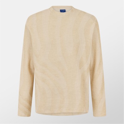облекла,на,разпродажба,мъжки,блузи,jack,and,jones,pattern,sweatr,sn99,ecru