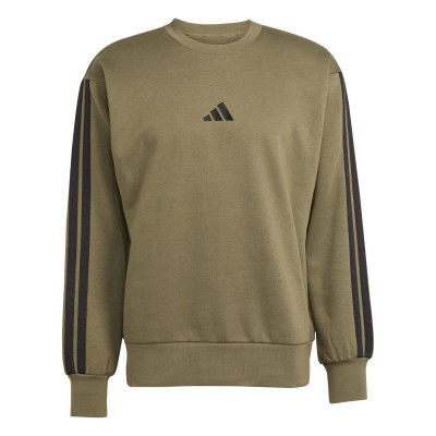 мъжка,поларена,блуза,мъжки,блузи,adidas,essentials,3,stripes,fleece,sweatshirt,mens,olive,strata