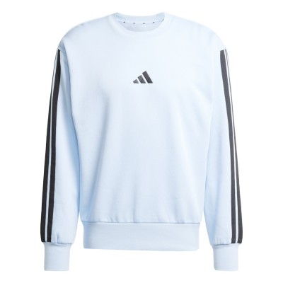 мъжка,блуза,мъжки,блузи,adidas,essentials,mens,crew,3,stripes,pullover,sweatshirt,glow,blue