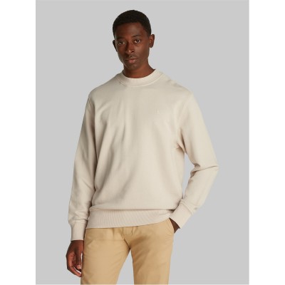 мъжки,ежедневни,облекла,мъжки,горнища,с,качулка,calvin,klein,jeans,washed,puff,print,crew,neck,moonbeam