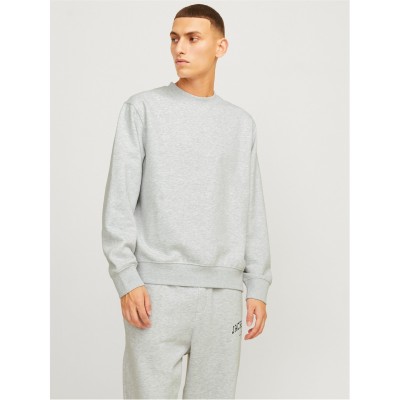 мъжки,блузи,jack,and,jones,urban,edge,400,gsm,crew,sweat,mens,white,melange