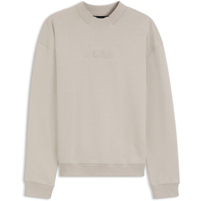 блуза,мъжки,горнища,с,качулка,boss,men,s,crew,sweatshirt,light,grey,075