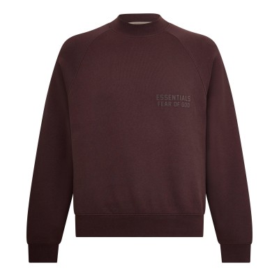 блуза,мъжки,горнища,с,качулка,fear,of,god,essentials,men,s,crew,sweatshirt,plum