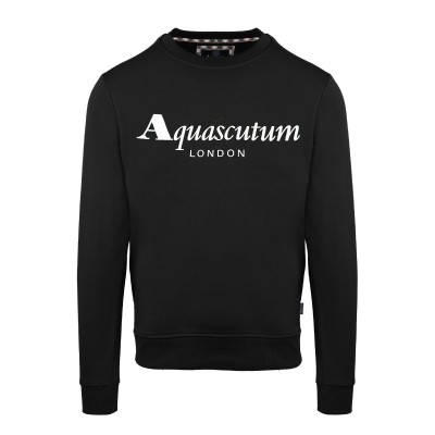 блуза,мъжки,ежедневни,облекла,мъжки,горнища,с,качулка,aquascutum,men,s,roundnk,sweat,crew,sweatshirt,black