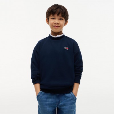 tommy,hilfiger,kids,heritage,flag,crew,sweatshirt,night,navy