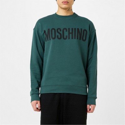 Блуза MOSCHINO Logo Sweatshirt - Green | Спорт и Хоби