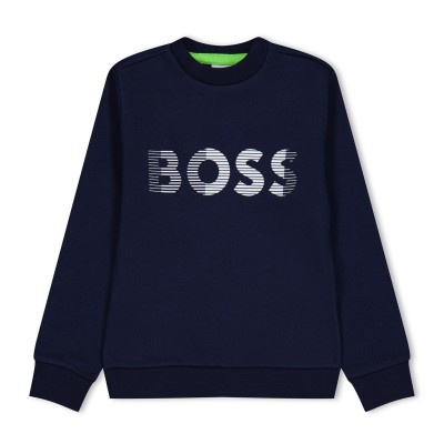 юношеска,блуза,детски,облекла,boss,salbo,sweatshirt,juniors,navy,849
