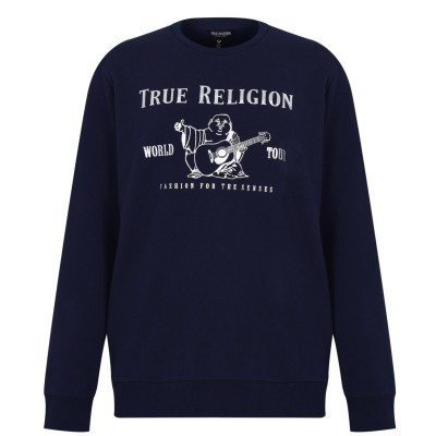 блуза,мъжки,ежедневни,облекла,мъжки,горнища,с,качулка,true,religion,buddha,sweatshirt,navy,silver