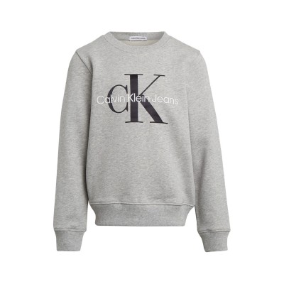 промоция,на,зимни,облекла,calvin,klein,jeans,sweatshirt,jumior,light,grey