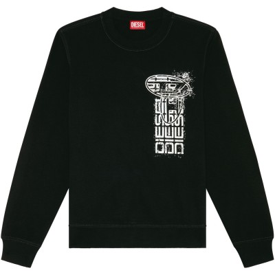 мъжки,ежедневни,облекла,мъжки,горнища,с,качулка,diesel,diesel,print,d,crew,sn42,black,9xx