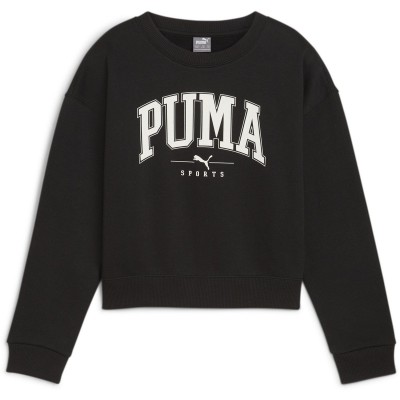 детска,блуза,детски,блузи,puma,unisex,kids,squad,crew,sweatshirt,puma,black