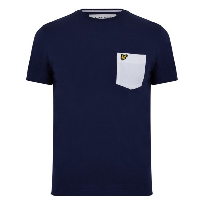 мъжки,тениски,lyle,and,scott,contrast,pckt,t,sn99,navy,white