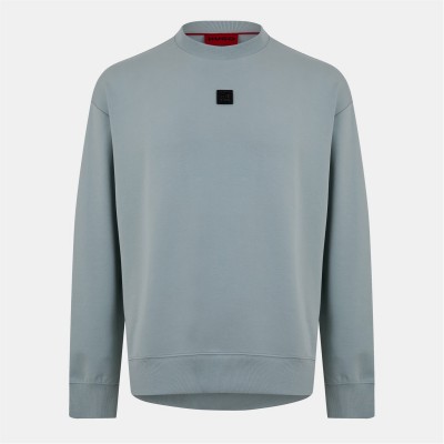 блуза,облекла,на,разпродажба,мъжки,ежедневни,облекла,мъжки,горнища,с,качулка,hugo,men's,dettil,crew,neck,sweatshirt,open,grey,074