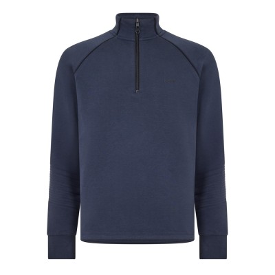 поларена,блуза,облекла,на,разпродажба,мъжки,ежедневни,облекла,мъжки,горнища,с,качулка,boss,men's,hbg,quarter,zip,fleece,top,sweatshirt,dark,blue