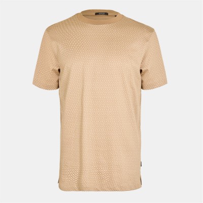 тениска,облекла,на,разпродажба,мъжки,тениски,boss,thompson,t,shirt,open,beige