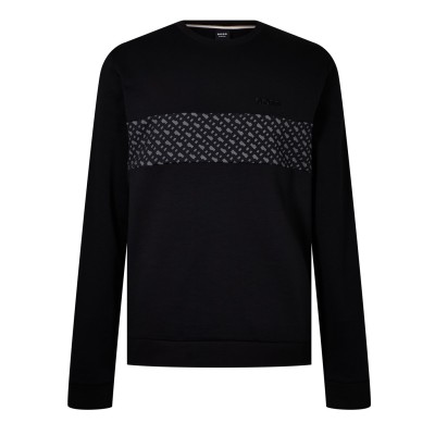 блуза,мъжки,ежедневни,облекла,мъжки,горнища,с,качулка,boss,adam,sweatshirt,black,001