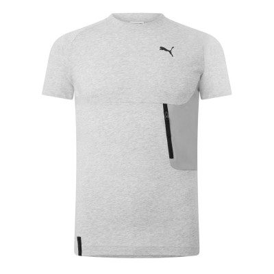 облекла,на,разпродажба,разпродажба,puma,мъжки,тениски,puma,pocket,tee,light,gry,he