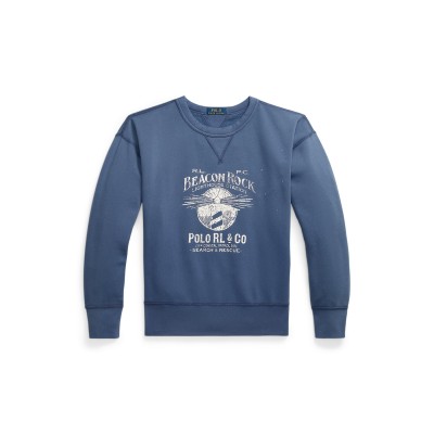 поларена,блуза,мъжки,горнища,с,качулка,polo,ralph,lauren,vintage,fit,fleece,graphic,sweatshirt,blue,heaven