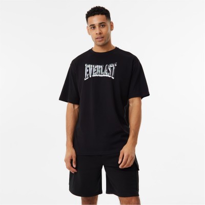 everlast,camo,logo,t,shirt,mens,black