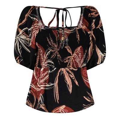 дамски,ризи,biba,biba,square,neck,top,sunset,print