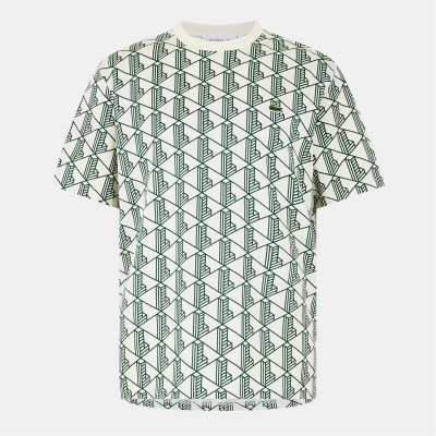 тениска,облекла,на,разпродажба,мъжки,тениски,lacoste,all,over,print,mono,t,shirt,lapland,green