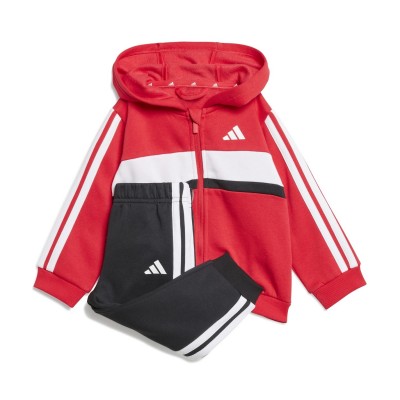 детски,анцуг,разпродажба,adidas,бебешки,облекла,детски,екипи,детски,облекла,adidas,tiberio,3,stripes,colorblock,fleece,track,suit,infants,red,black