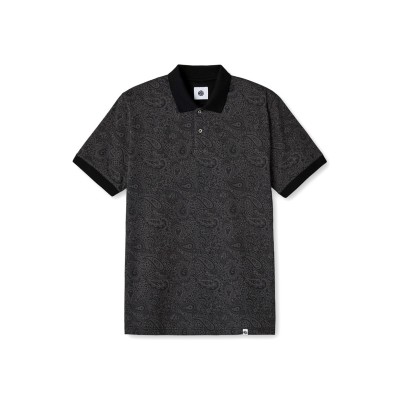 блуза,с,яка,мъжки,блузи,с,яка,pretty,green,wonderwall,paisley,polo,shirt,black