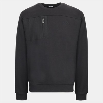 мъжки,блузи,no,fear,sl,crew,sn61,black