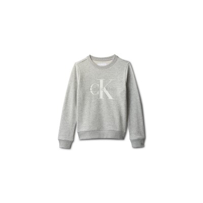 блуза,calvin,klein,kids,crew,sweatshirt,grey