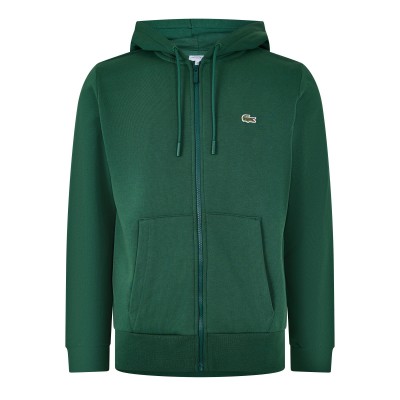 суичър,мъжки,горнища,с,качулка,мъжки,ежедневни,облекла,lacoste,men,s,basic,full,zip,hoodie,green,132