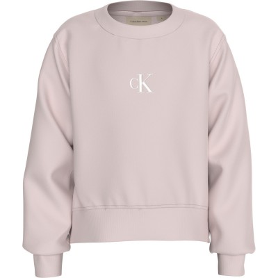 блуза,детски,облекла,calvin,klein,jeans,ckj,lgo,sweatshirt,jn44,peach,ter
