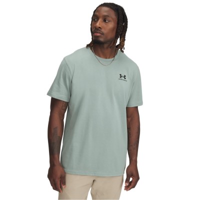 мъжка,тениска,under,armour,logo,embroidered,heavyweight,t,shirt,mens,green