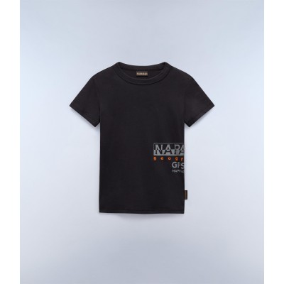 тениска,napapijri,kids,eiger,t,shirt,black,041