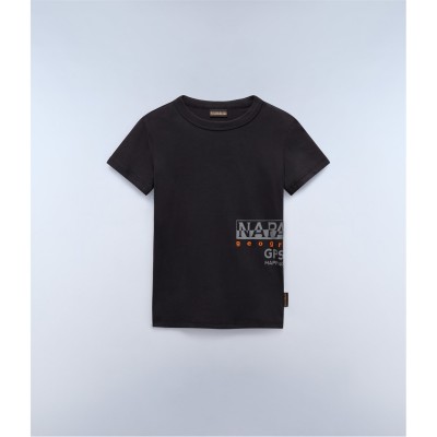 тениска,детски,3/4,панталони,napapijri,kids',eiger,regular,fit,t,shirt,black,041
