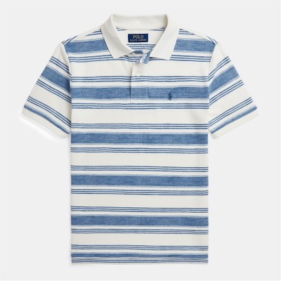 юношеска,блуза,с,яка,детски,3/4,панталони,polo,ralph,lauren,striped,polo,shirt,juniors,patina,stripe