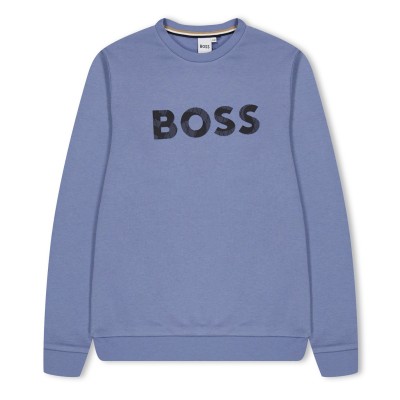 юношеска,блуза,детски,облекла,boss,large,logo,crew,sweater,juniors,med,grey,049