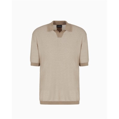 блуза,с,яка,облекла,на,разпродажба,мъжки,тениски,emporio,armani,men's,short,sleeve,polo,shirt,rosted,cashew