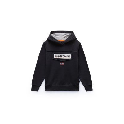 юношески,суичър,детски,облекла,napapijri,napa,burgee,hoodie,juniors,black,041