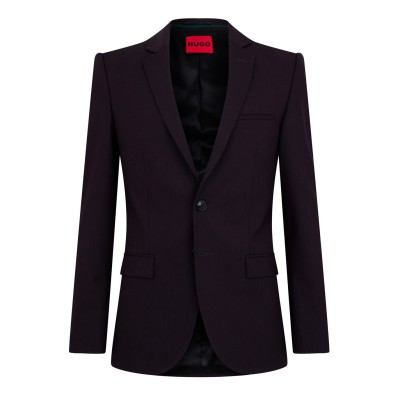 hugo,single,breasted,blazer,open,purple,543