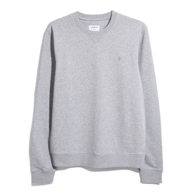 блуза,мъжки,блузи,farah,tim,crew,sweatshirt,grey,marl,042