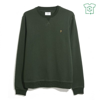 блуза,мъжки,блузи,farah,tim,crew,sweatshirt,evergreen,357