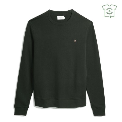 блуза,облекла,на,разпродажба,мъжки,блузи,farah,tim,crew,sweatshirt,evergreen