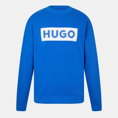 мъжка,блуза,облекла,на,разпродажба,мъжки,блузи,hugo,niero,crew,sweater,mens,blue,493