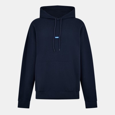 суичър,мъжки,горнища,с,качулка,hugo,logo,label,hoodie,navy,405