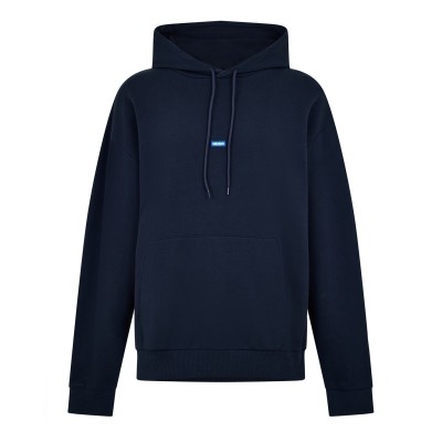 суичър,мъжки,горнища,с,качулка,hugo,label,hoodie,navy,405