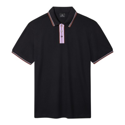 блуза,с,яка,облекла,на,разпродажба,мъжки,тениски,ps,paul,smith,stripe,tipping,polo,shirt,black,79